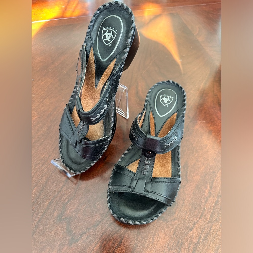 Ariat Black Leather Sandals